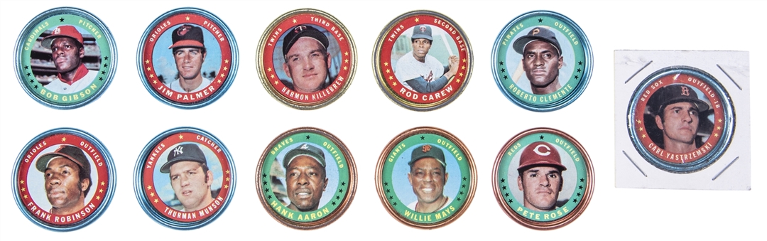 1971 Topps Baseball Coin Near Complete Set (146/153) 